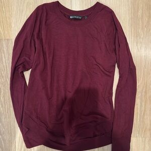 Athleta maroon sweater